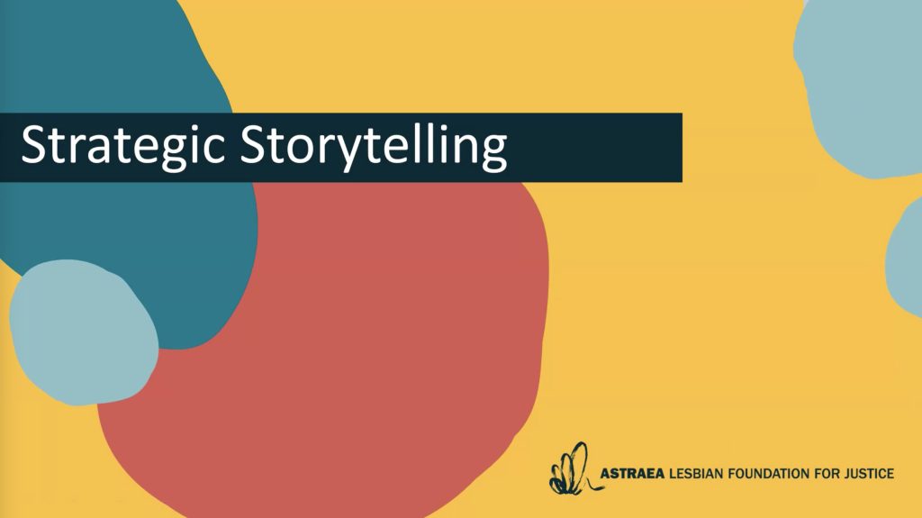 Strategic Storytelling webinar